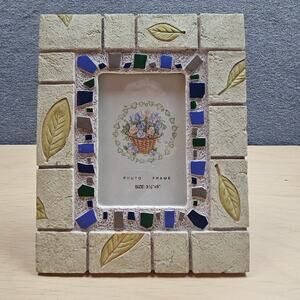 Vintage (1990s) NOS Photo Frame by Home Interiors & Gifts Nature Leaves